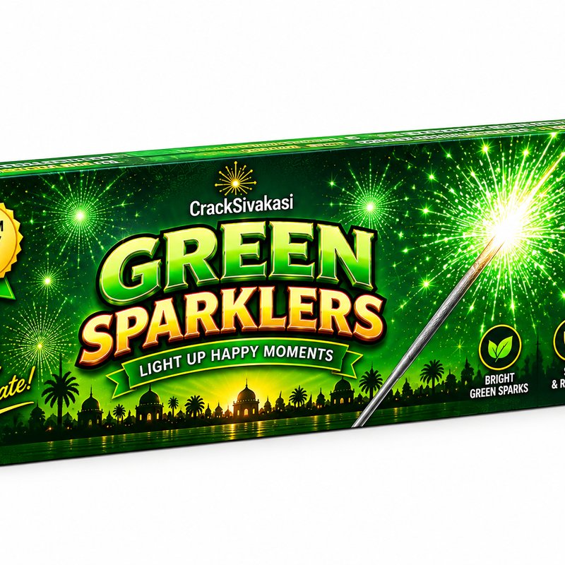 Green Sparklers 15cm
